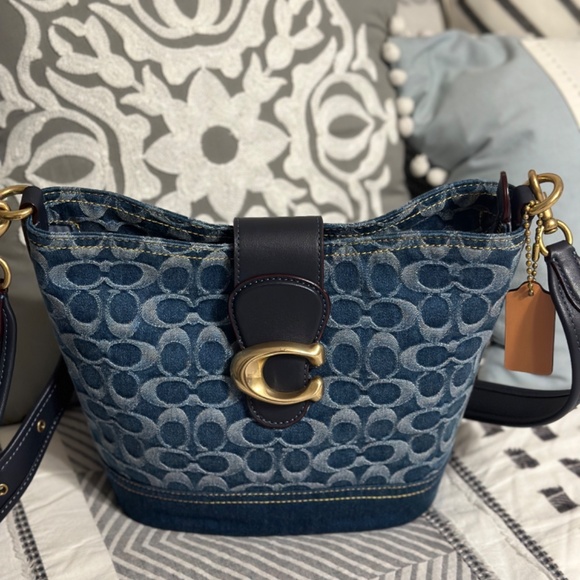 Coach Denim Tali Bucket - Picture 3 of 7